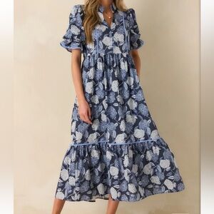 Red Dress Boutique blue hydrangea dress